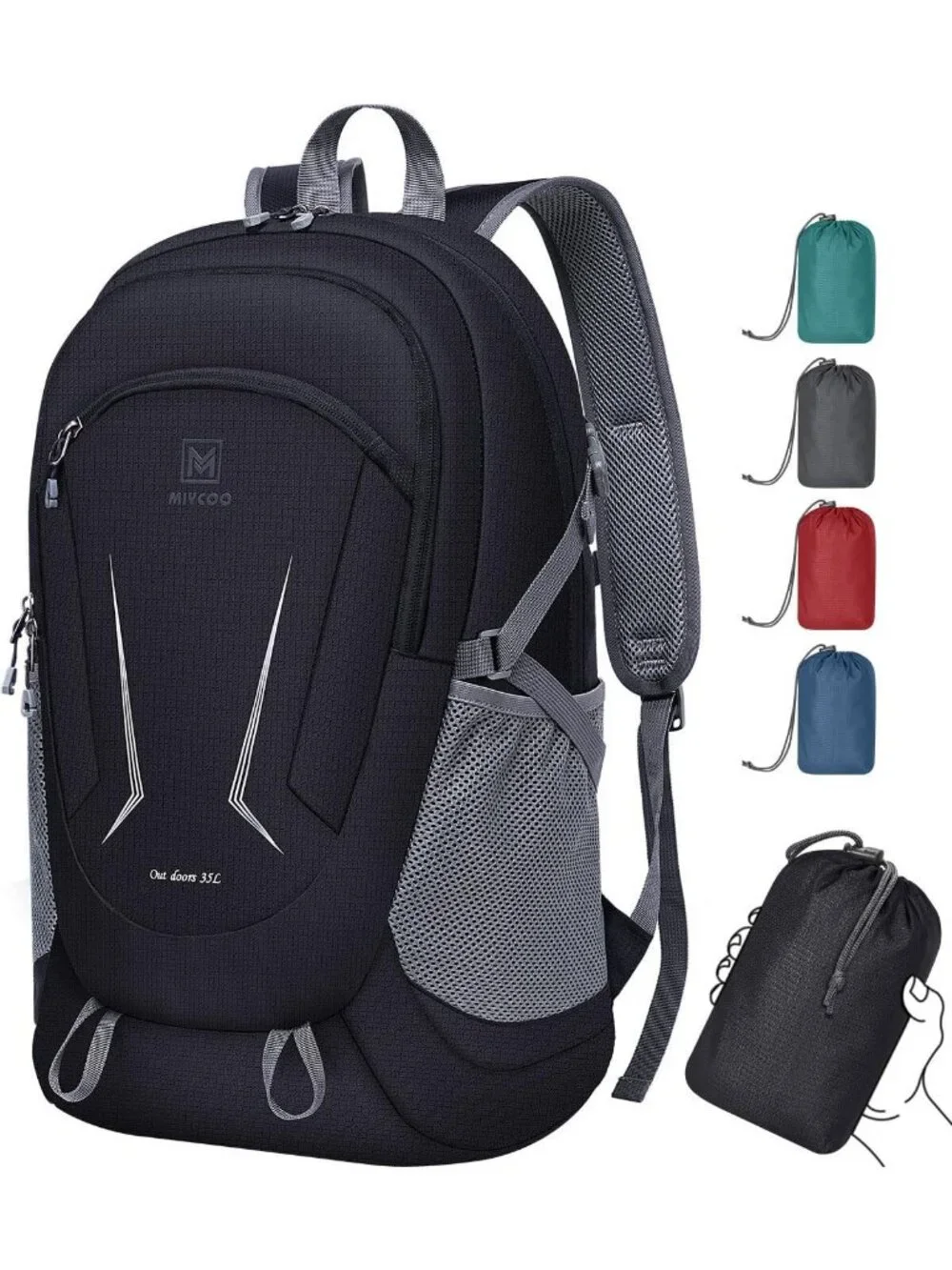 Ultralight 35L Waterproof Packable Backpack | Foldable Hiking Daypack for Travel